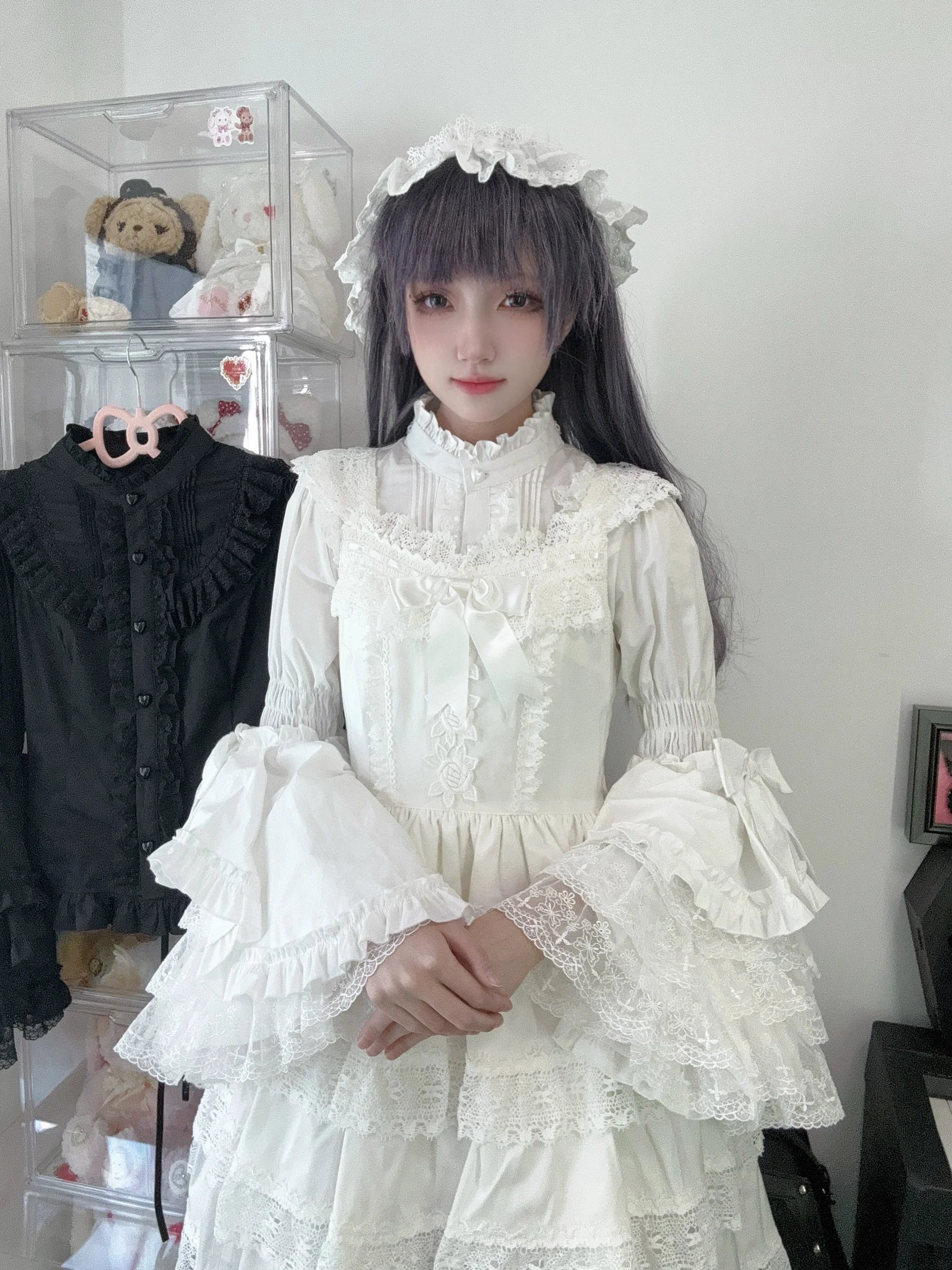 Sweet Lolita Blouse Princess Sleeve Shirt Inner Wear - Image 11