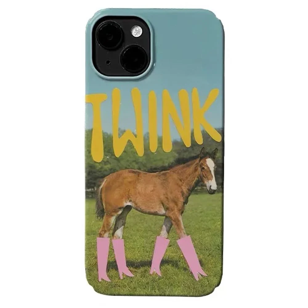 Twink Horse iPhone Case - Image 3