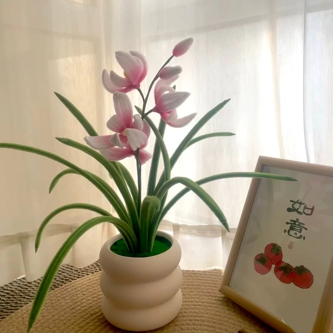twist stick small potted bouquet diy material package - Image 5