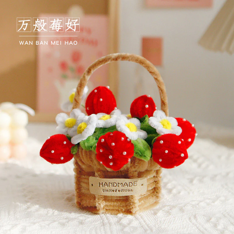 Twisting stick potted flower basket ornaments diy material package - Image 4
