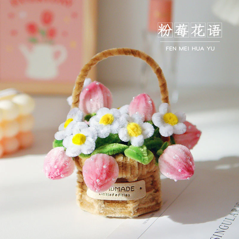 Twisting stick potted flower basket ornaments diy material package - Image 5