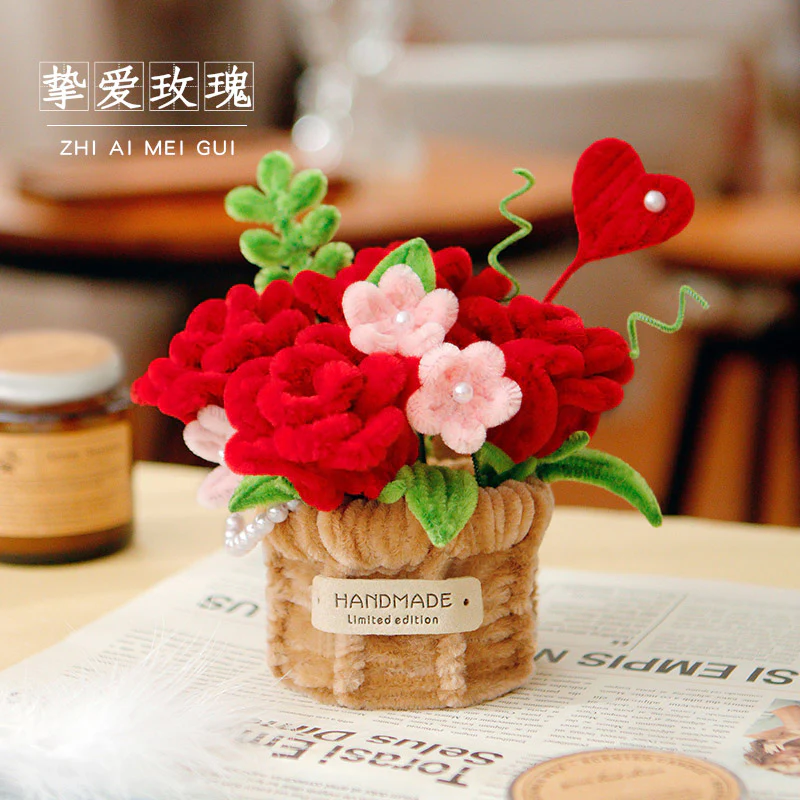 Twisting stick potted flower basket ornaments diy material package - Image 8