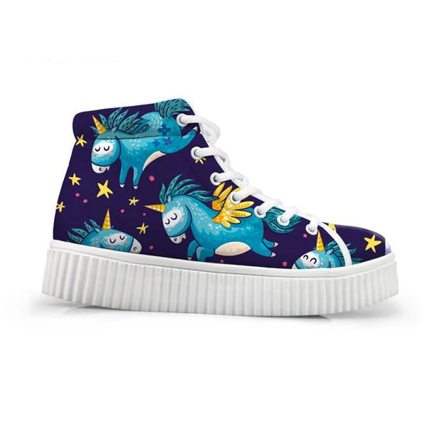 Unicorn Wedge High Tops - Image 11