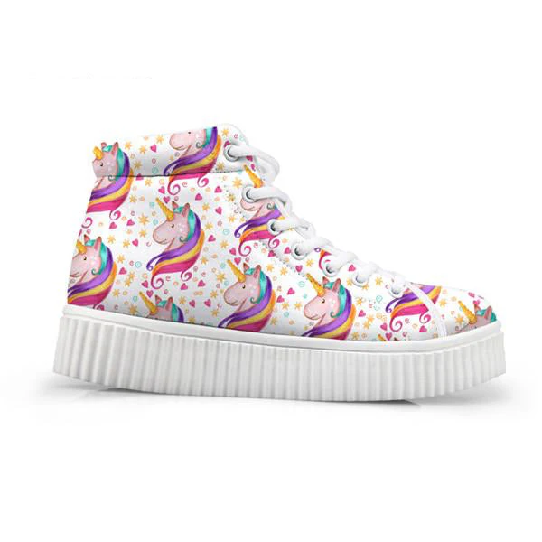 Unicorn Wedge High Tops - Image 12