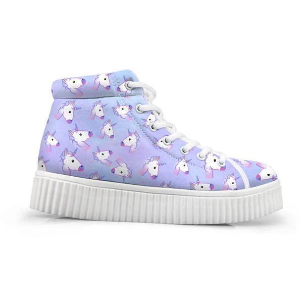 Unicorn Wedge High Tops - Image 13