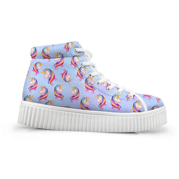 Unicorn Wedge High Tops - Image 14