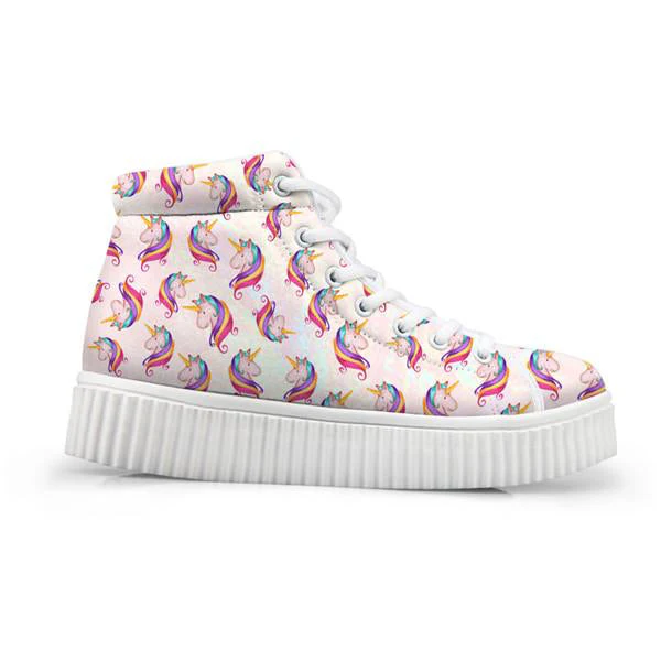 Unicorn Wedge High Tops - Image 15