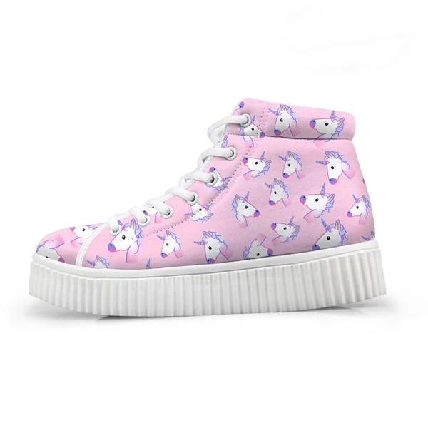 Unicorn Wedge High Tops - Image 3