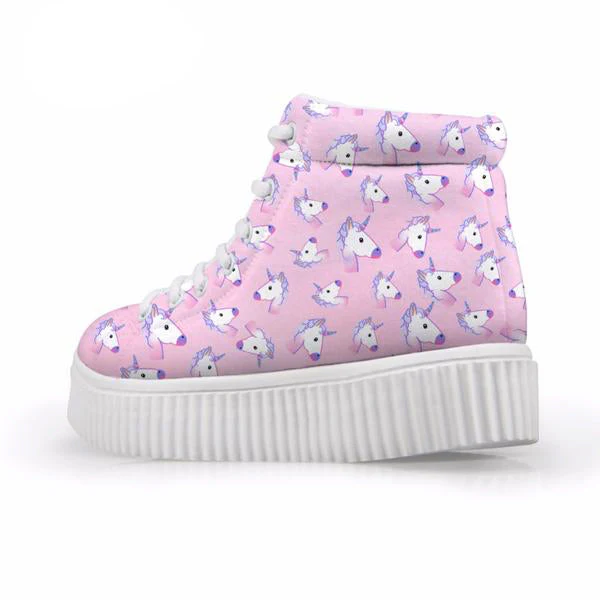 Unicorn Wedge High Tops - Image 4