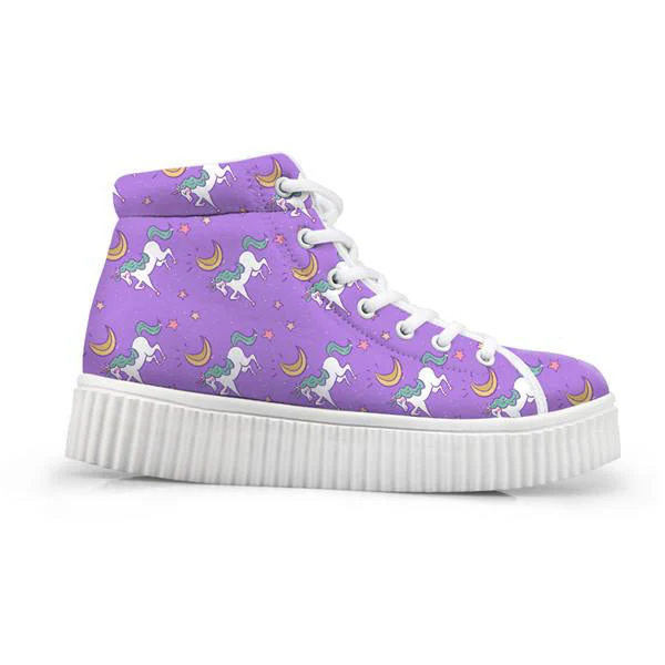 Unicorn Wedge High Tops - Image 5