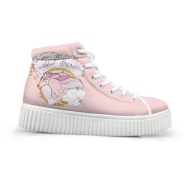 Unicorn Wedge High Tops - Image 7