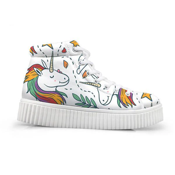 Unicorn Wedge High Tops - Image 8