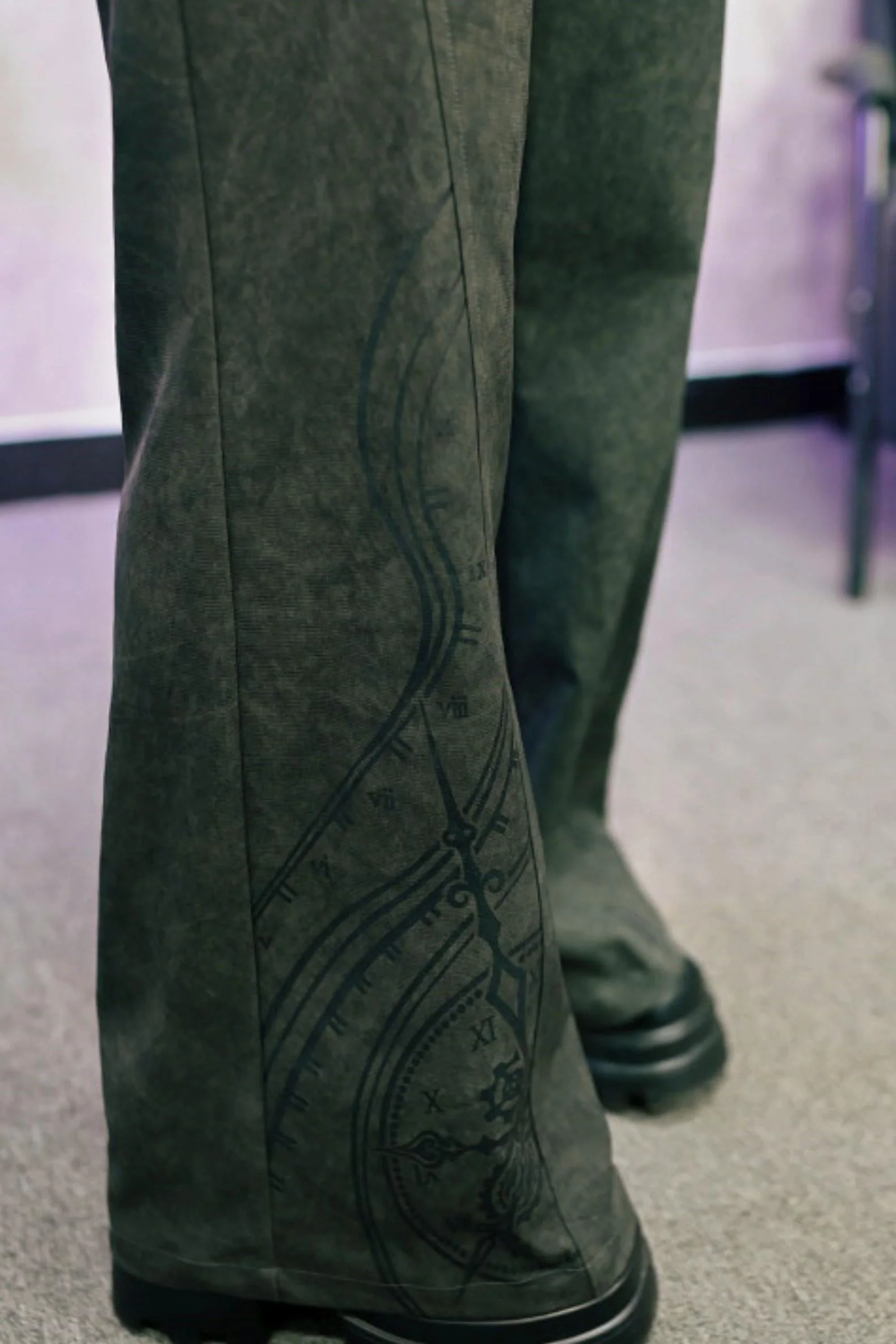 Edgy Boot-Cut Slacks - Image 13