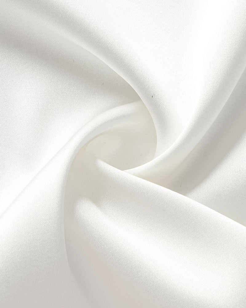 Upper West Silk Contrast White Tank Top - Image 7