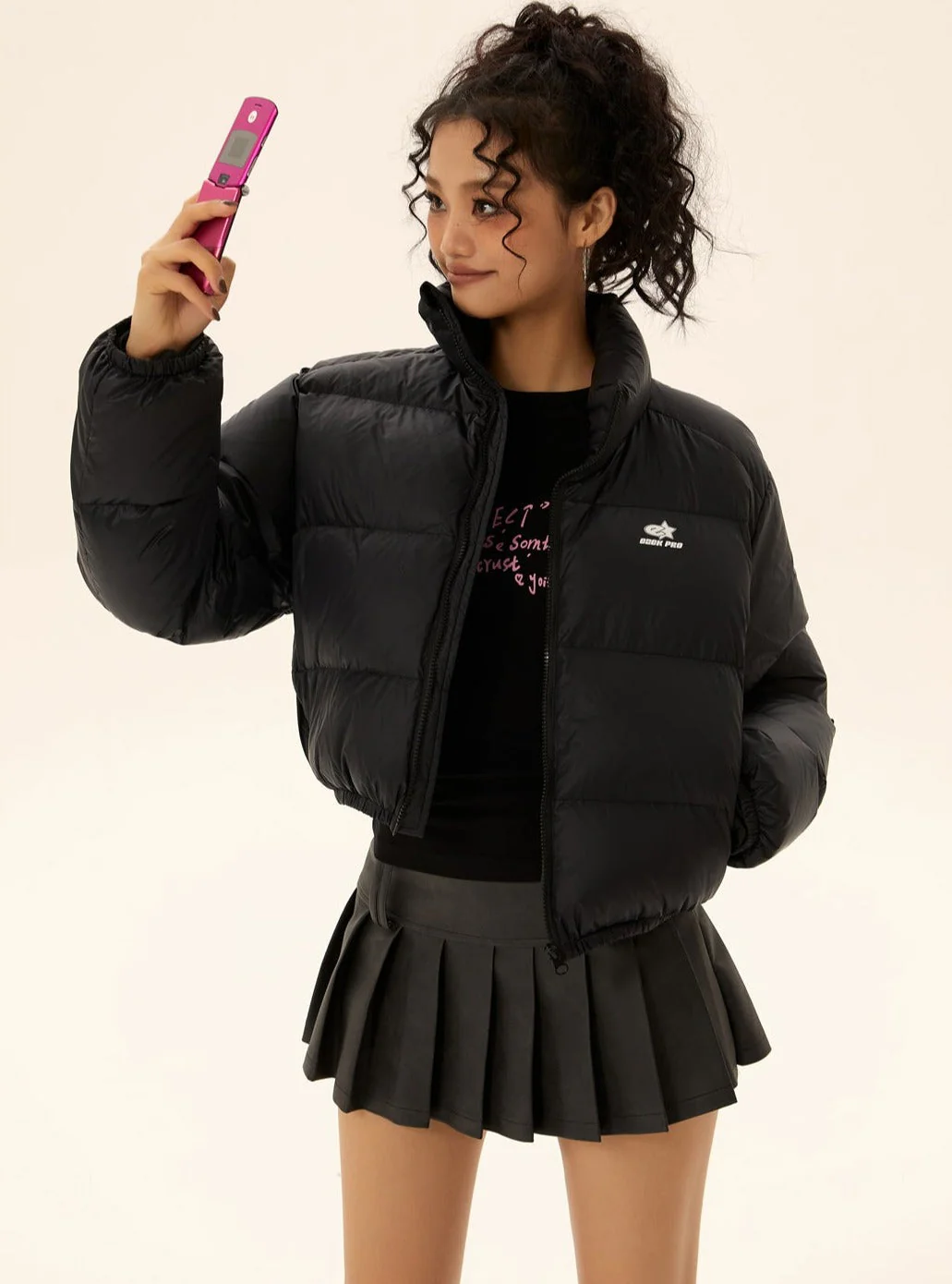 Urban Short Style 90Fil Puffer Jacket - Image 23