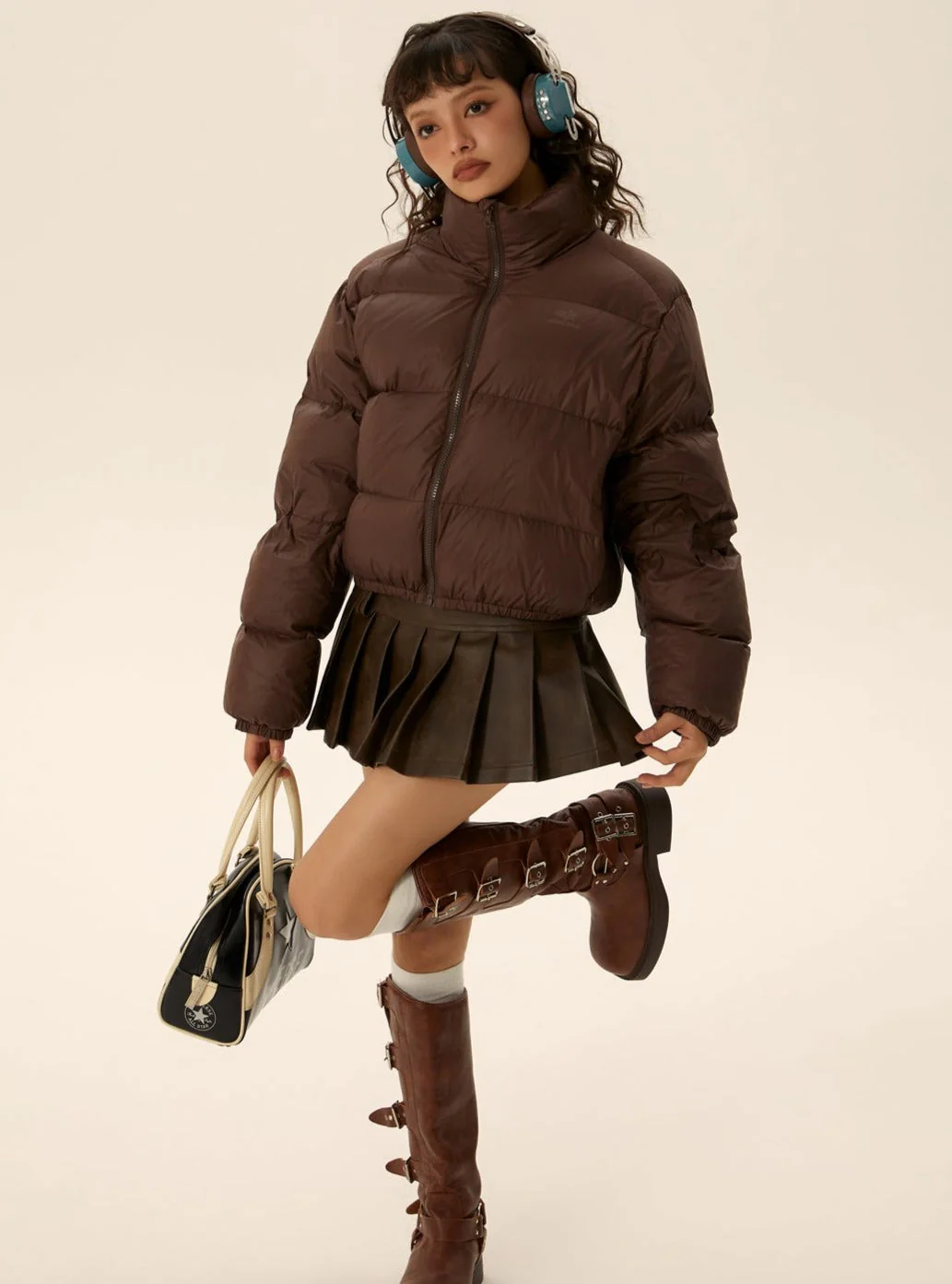Urban Short Style 90Fil Puffer Jacket - Image 7