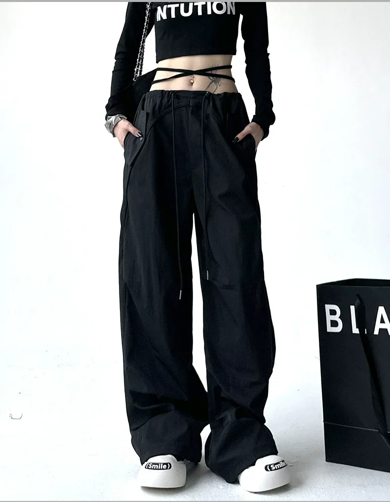 Utility Pocket Wide-Leg Trousers - Image 13