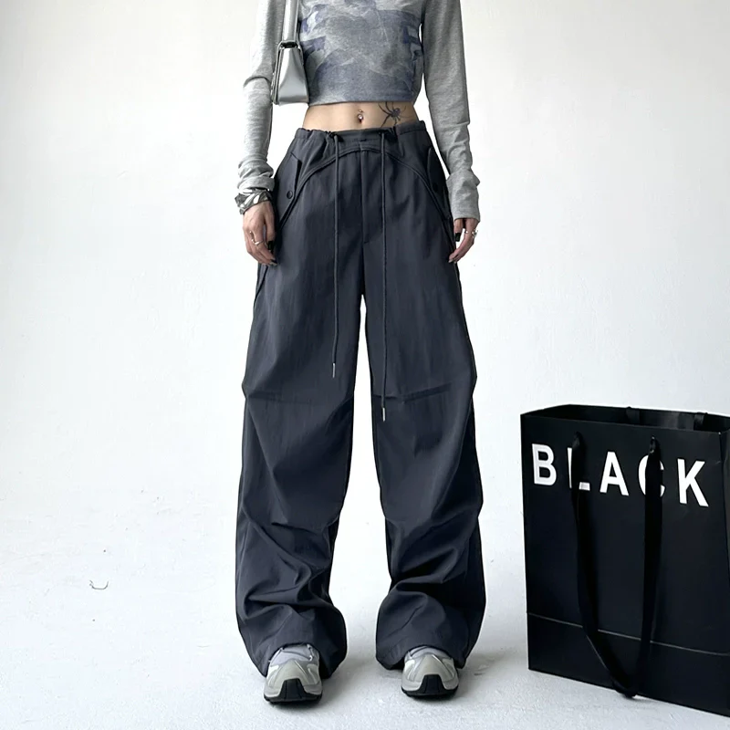 Utility Pocket Wide-Leg Trousers - Image 16