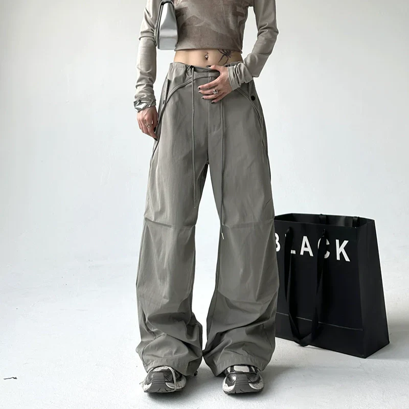 Utility Pocket Wide-Leg Trousers - Image 17