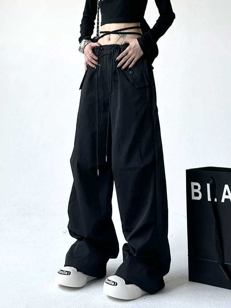 Utility Pocket Wide-Leg Trousers - Image 2