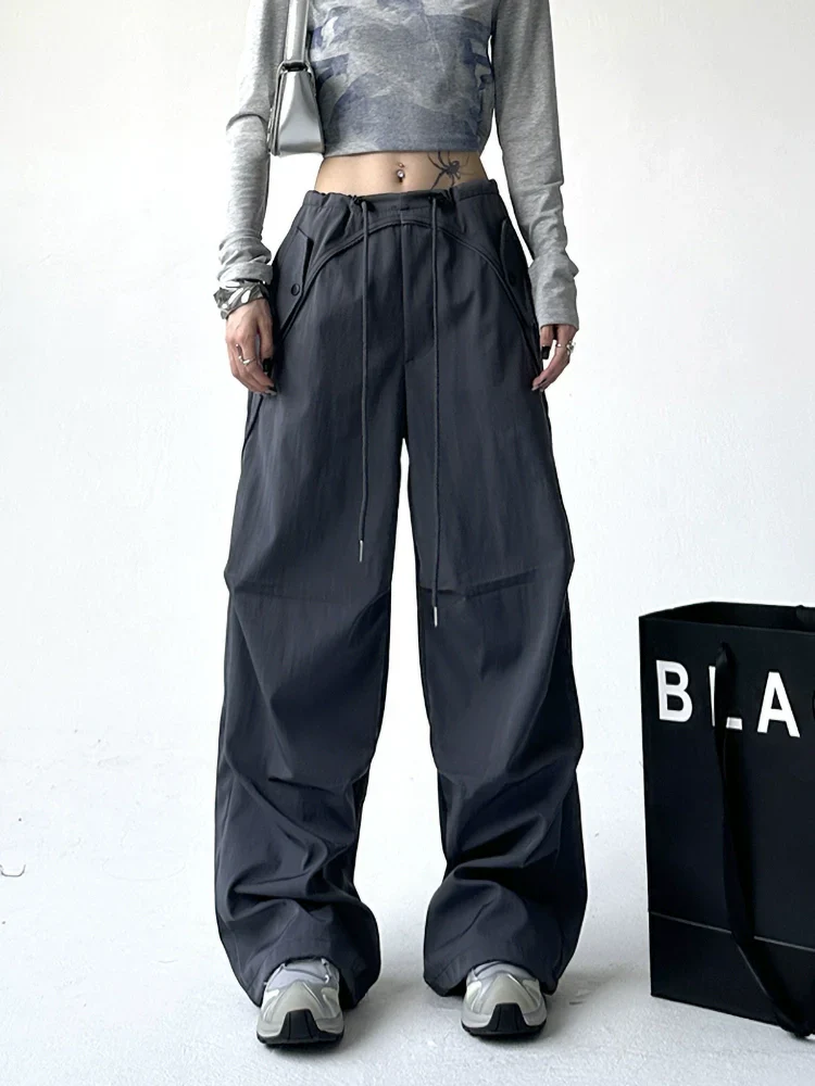 Utility Pocket Wide-Leg Trousers - Image 3