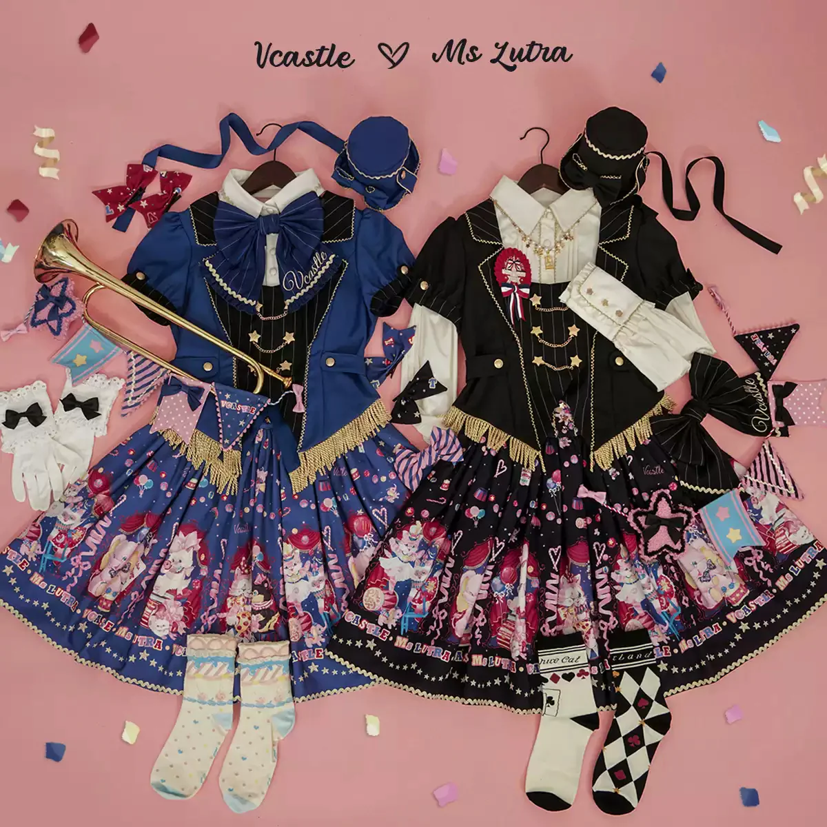 Vacuum Castle Suspender Skirt SK Suit - Image 3