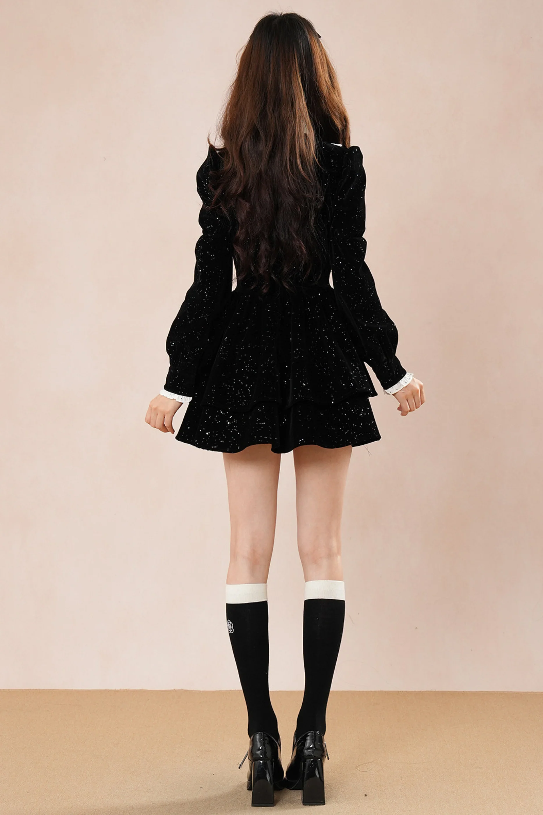 Velvet Shimmer Princess Dress - Image 10