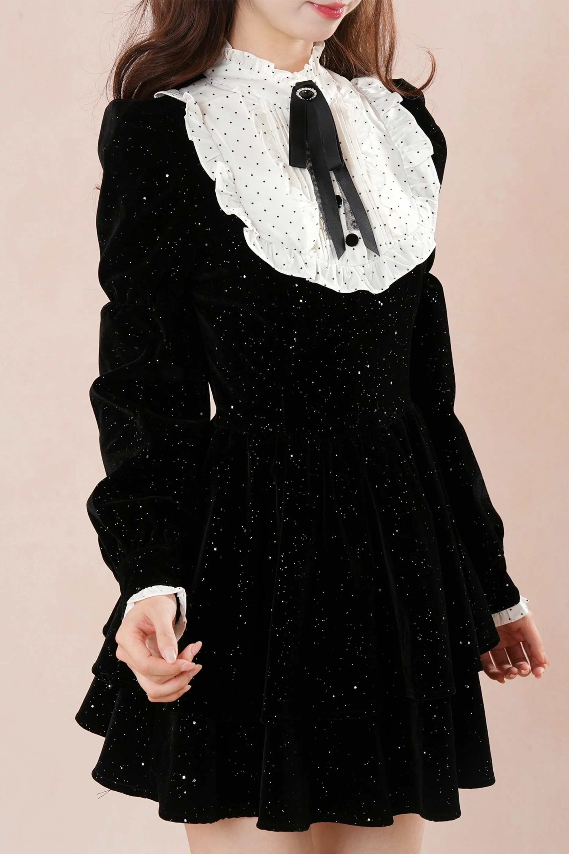 Velvet Shimmer Princess Dress - Image 6