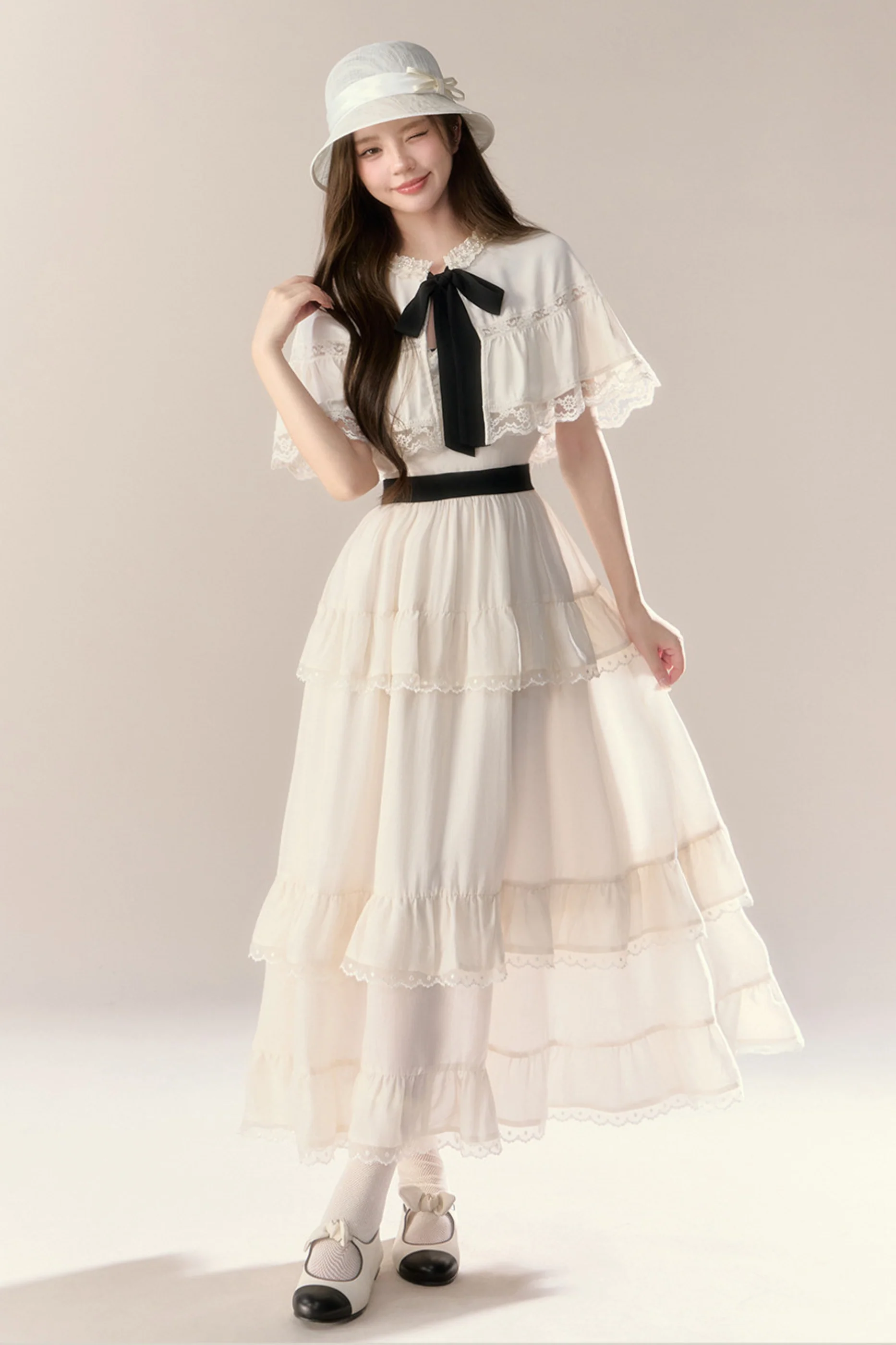 Very Beautiful Tiered Dress - Image 4