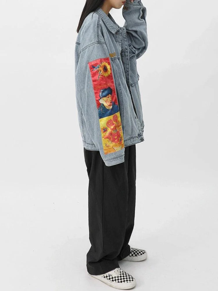 Vincent Van Gogh Denim Jacket - Image 6