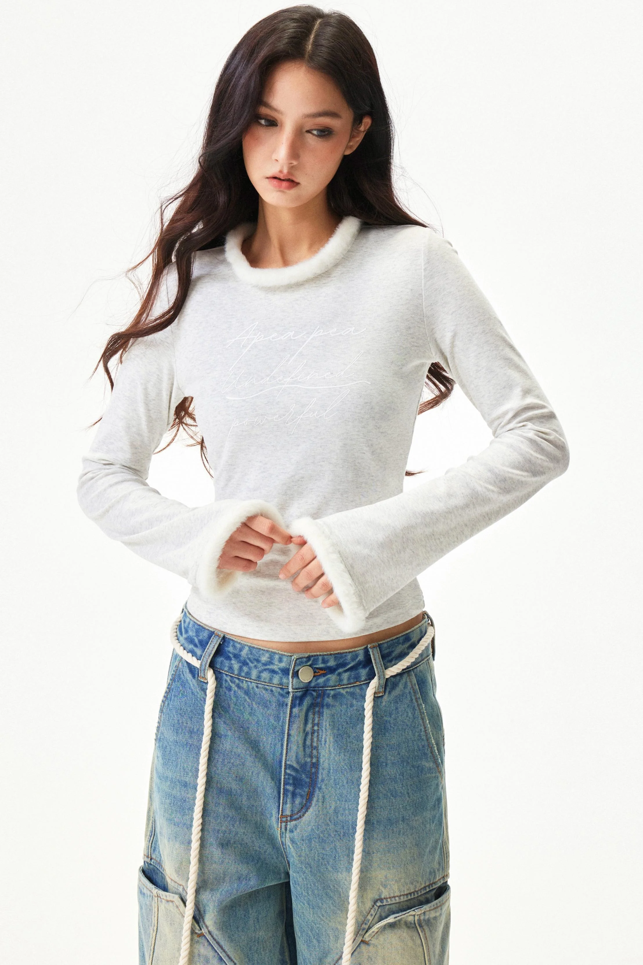 Pure White Slim Tops - Image 2