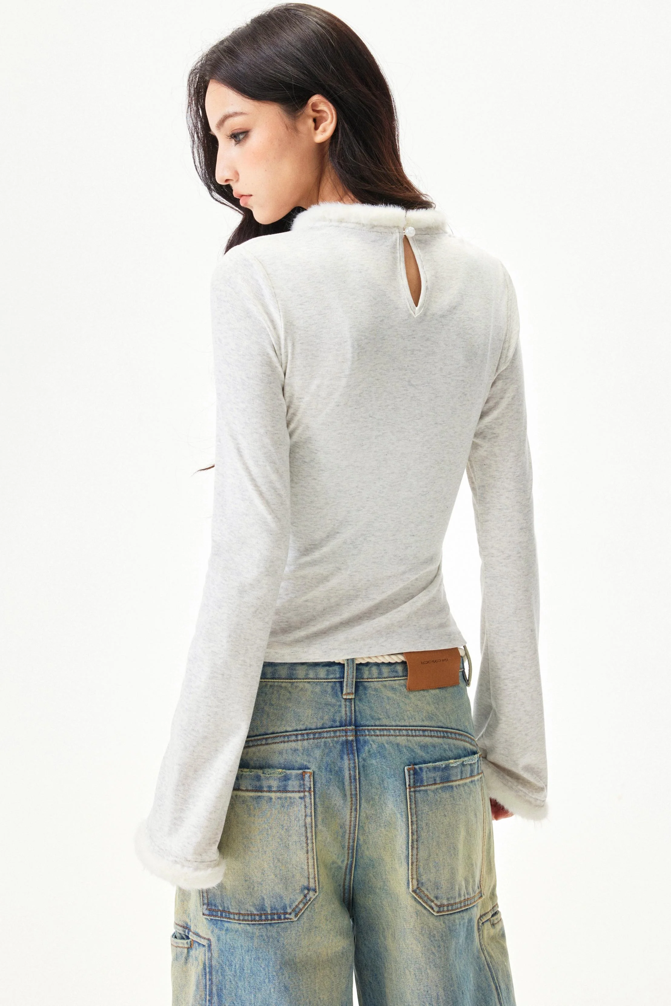 Pure White Slim Tops - Image 3
