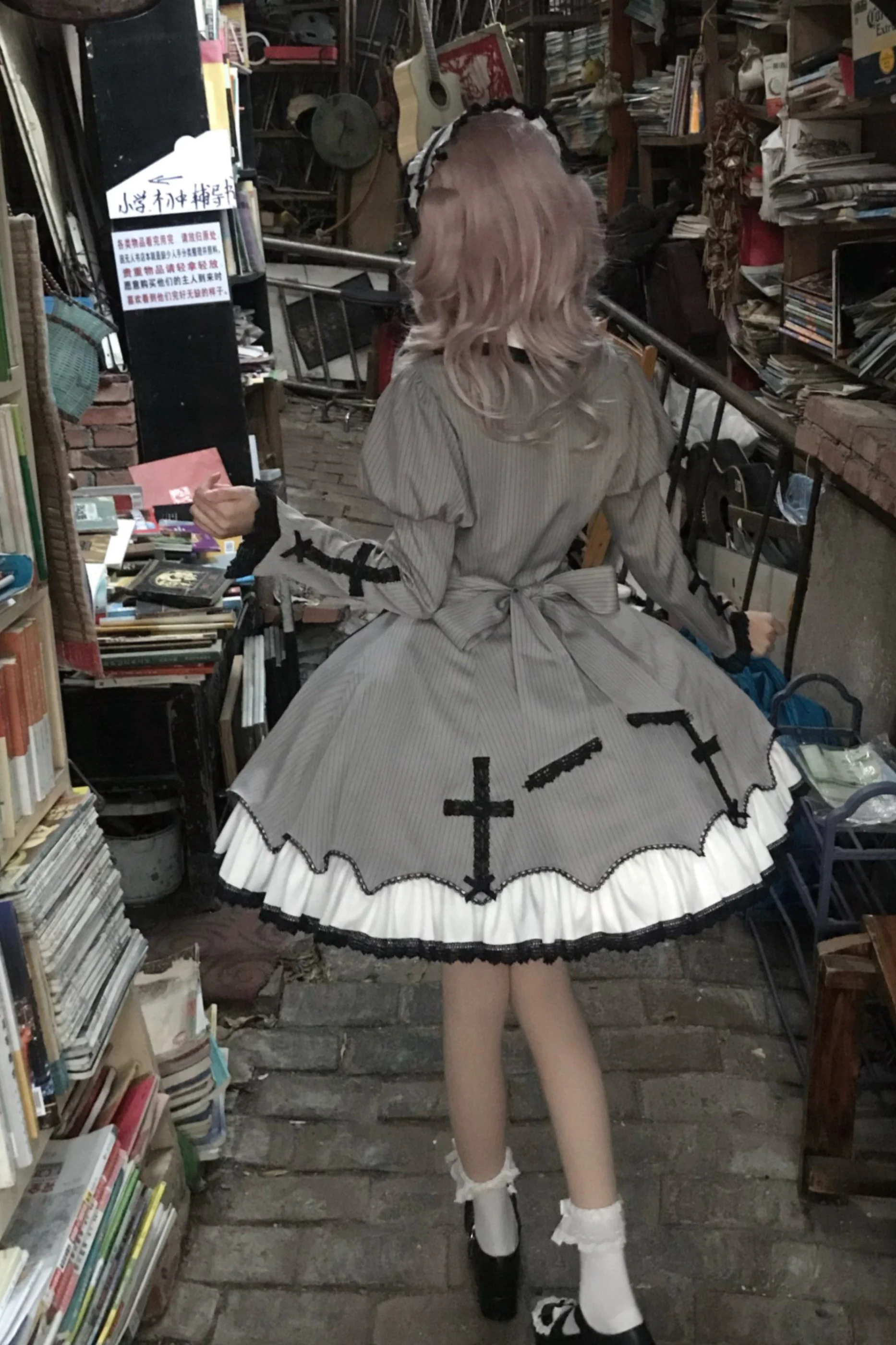 [Reservation deadline February 26th] Retro Gothic Lolita Dress + Hairband - Image 14