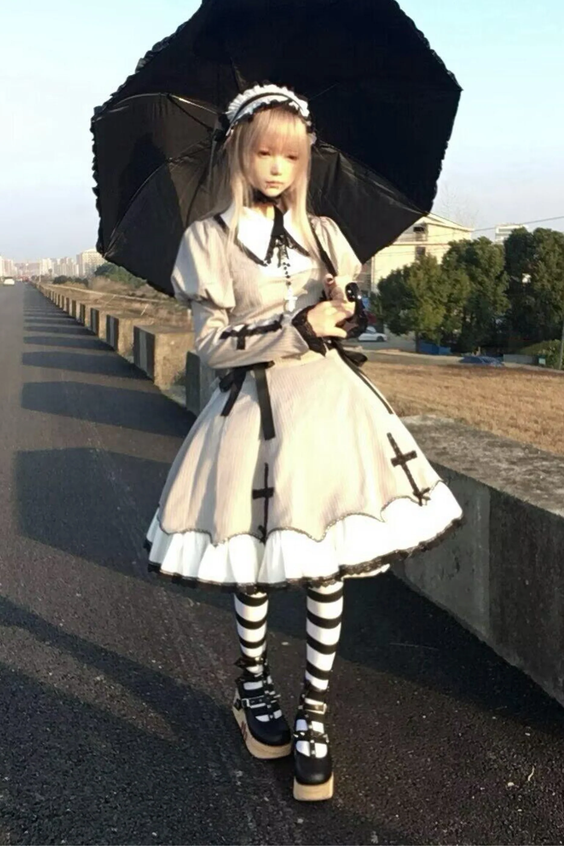 [Reservation deadline February 26th] Retro Gothic Lolita Dress + Hairband - Image 18