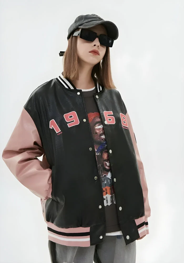 Vintage Grunge 1968 Varsity Jacket - Image 2