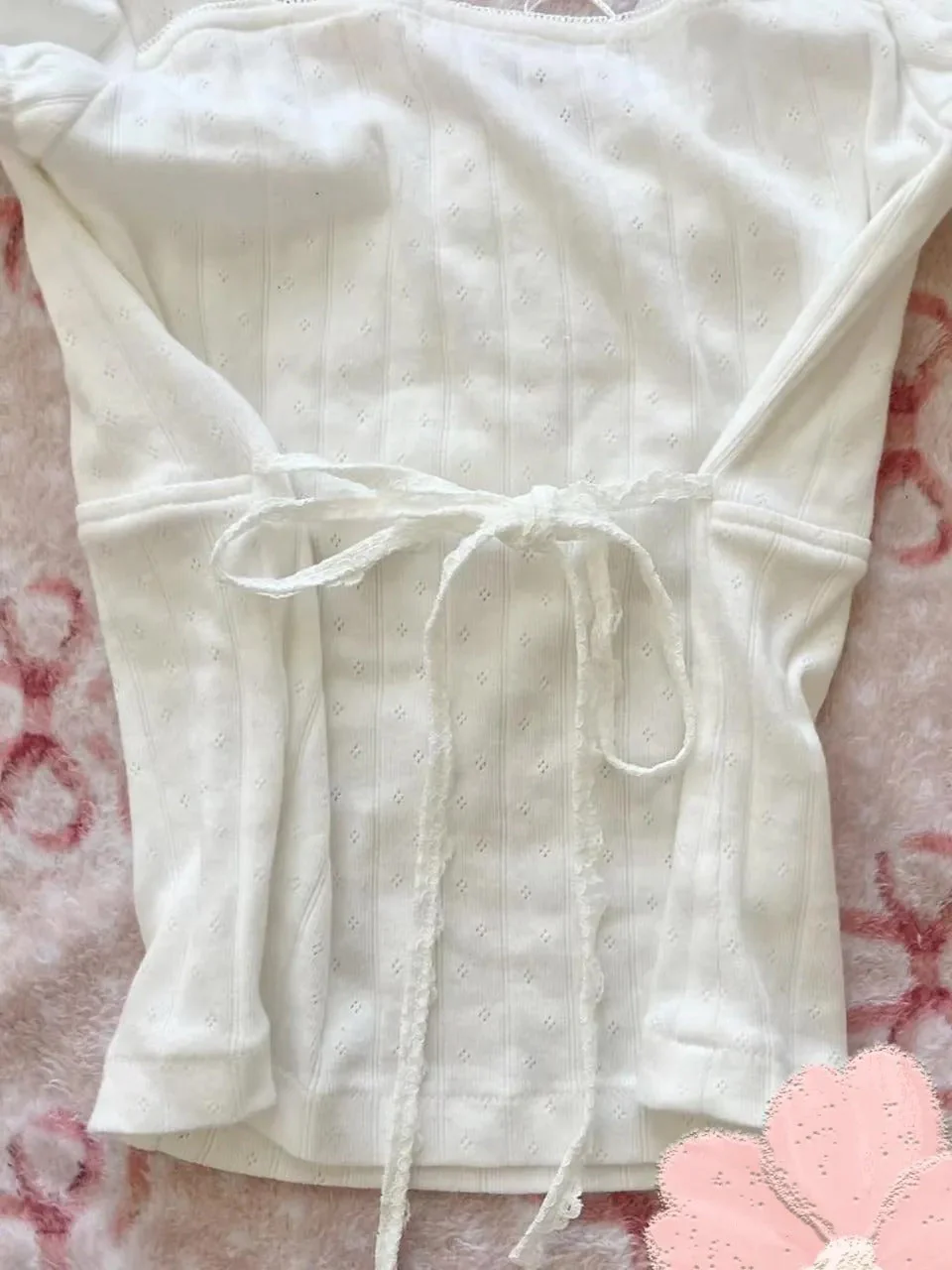 Vintage lace slim fit top - Image 3