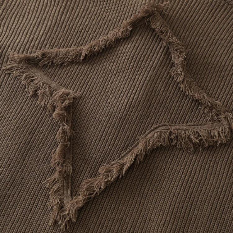 Vintage Pockets Tasseled Knitted Cardigan - Image 6