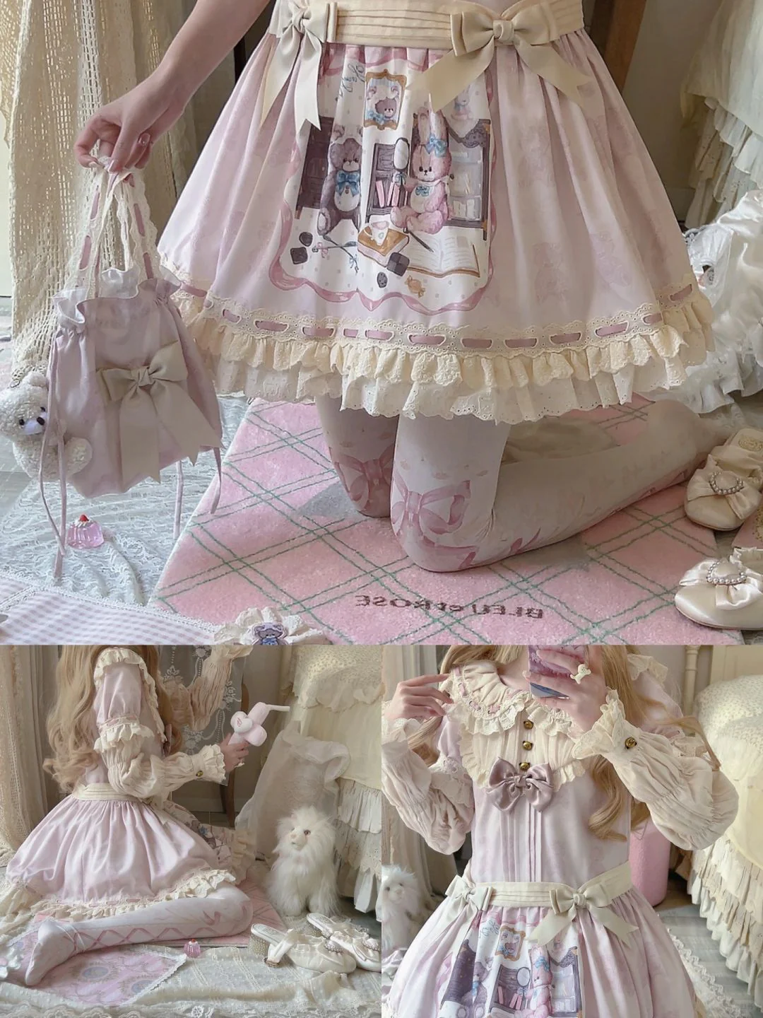 Vita Bear Lolita Dress - Image 3