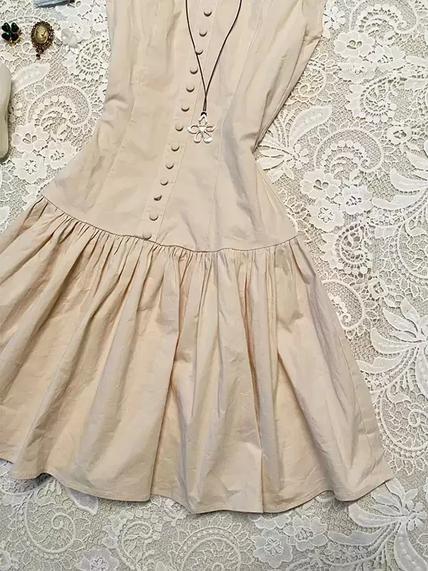 Waist slimming sleeveless vest dress - Image 3