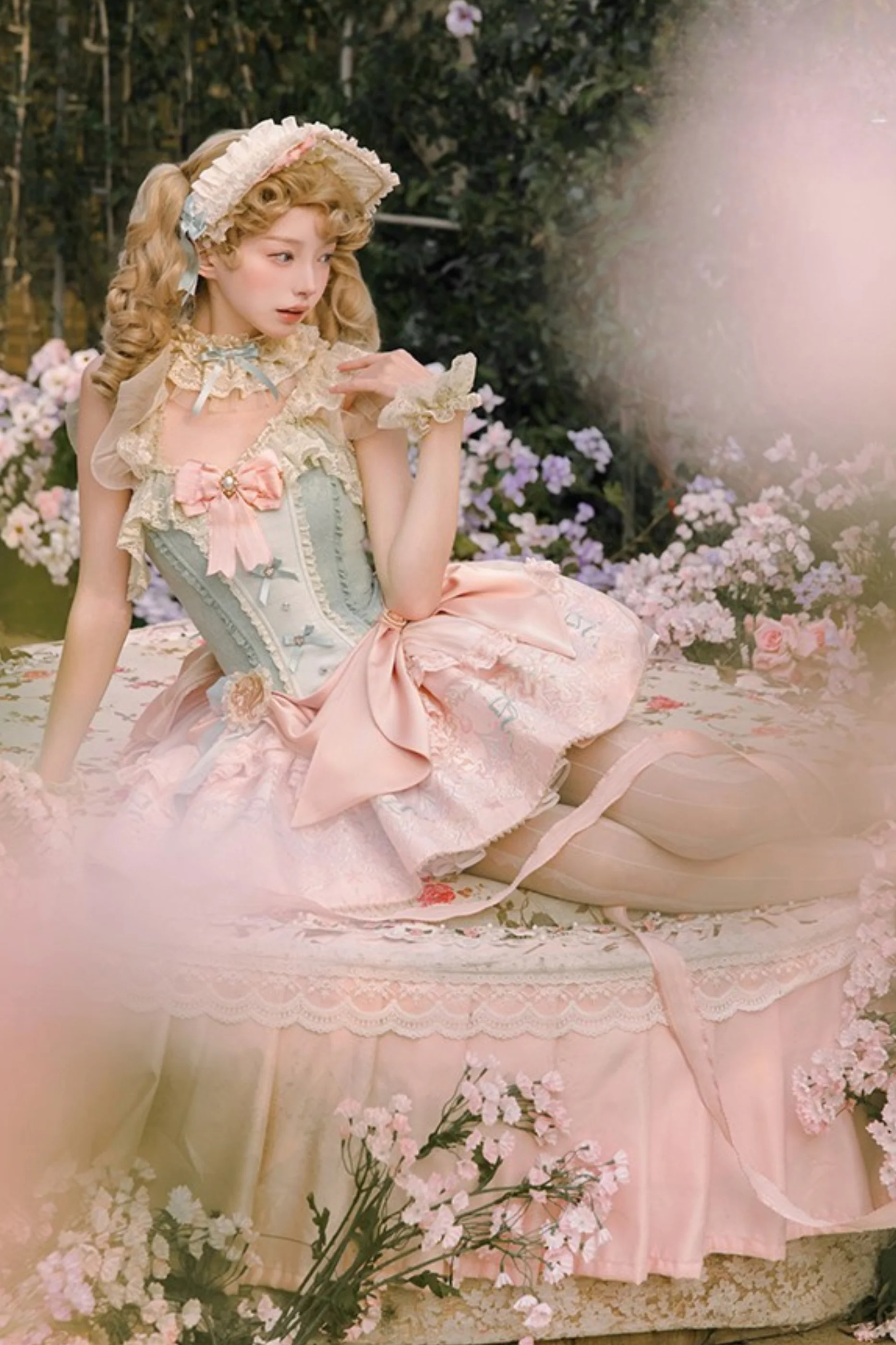 Little Dia Sweet Lolita Dress + BNT + Neck Accessories - Image 13