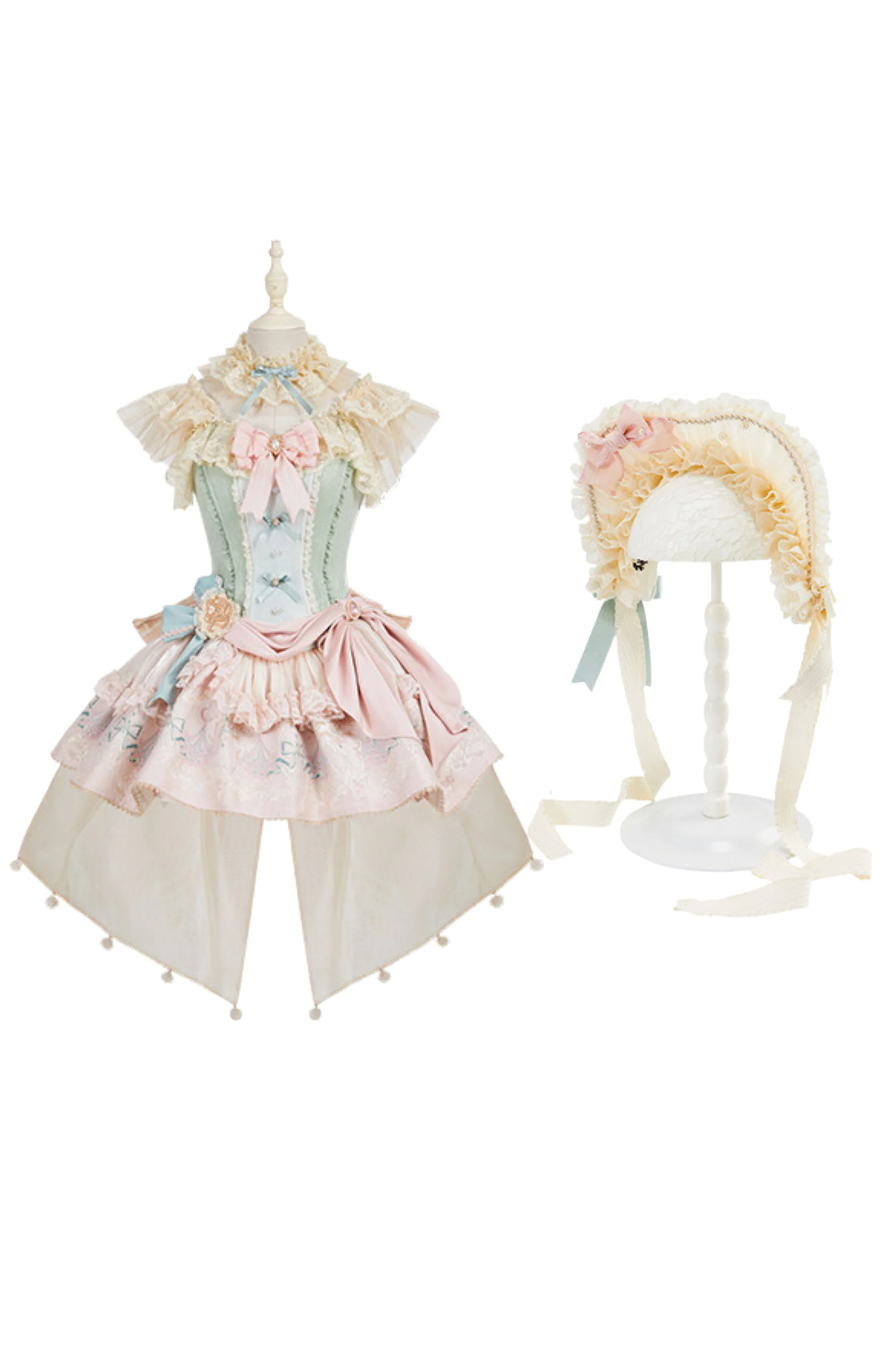 Little Dia Sweet Lolita Dress + BNT + Neck Accessories - Image 32