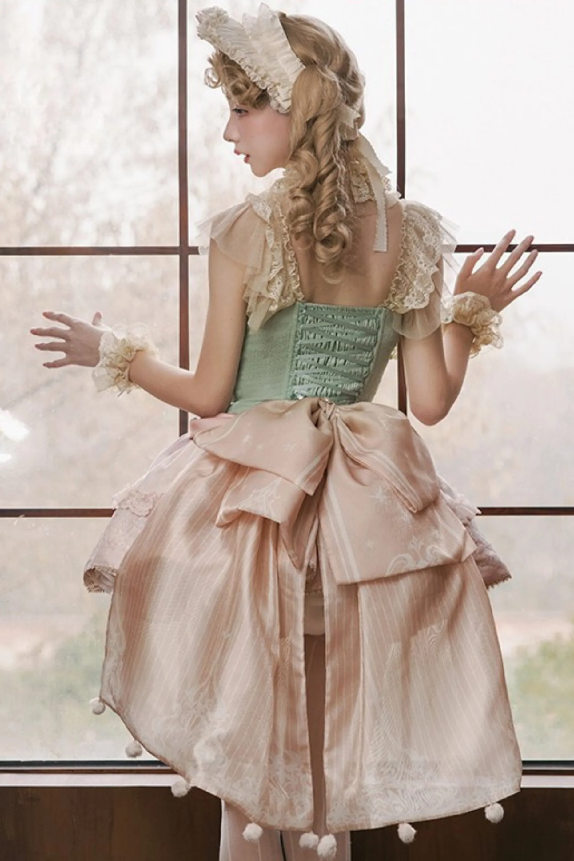Little Dia Sweet Lolita Dress + BNT + Neck Accessories - Image 4