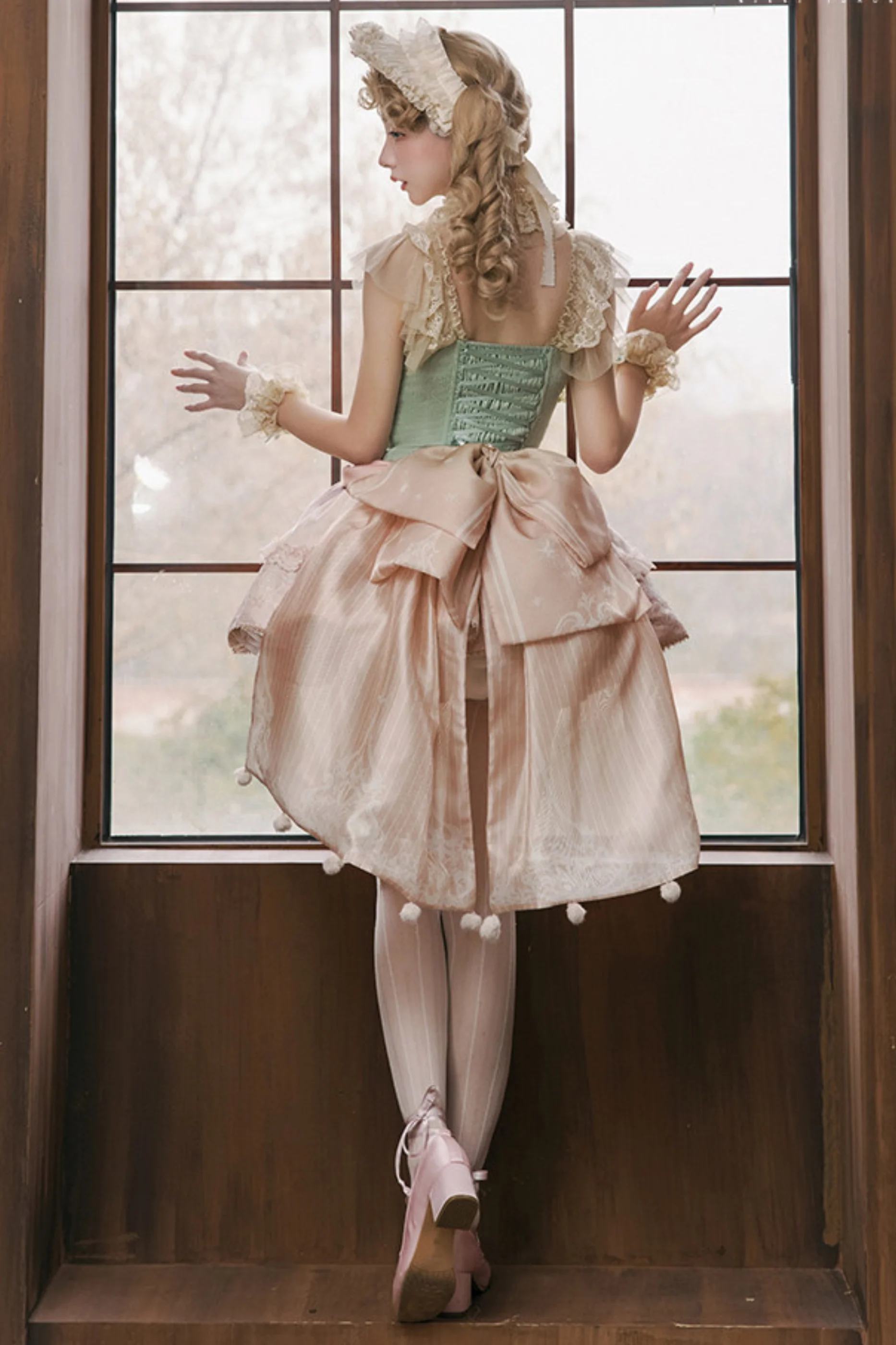 Little Dia Sweet Lolita Dress + BNT + Neck Accessories - Image 6