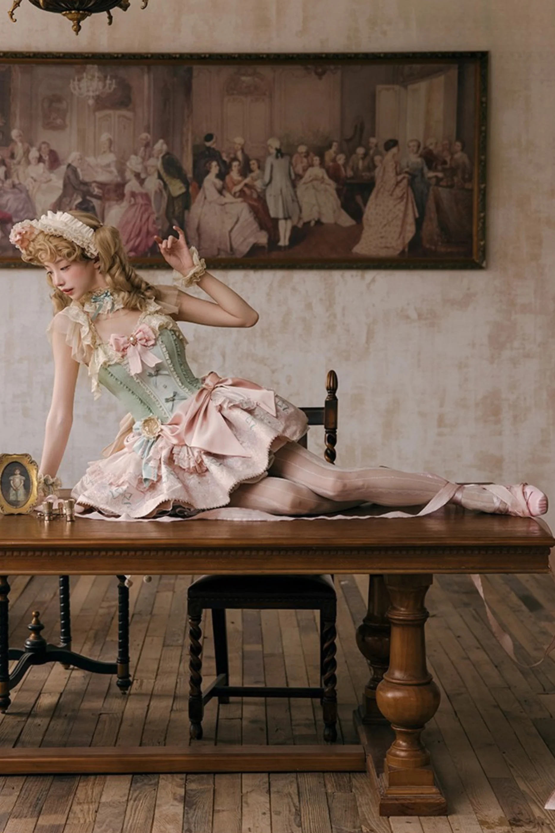 Little Dia Sweet Lolita Dress + BNT + Neck Accessories - Image 9