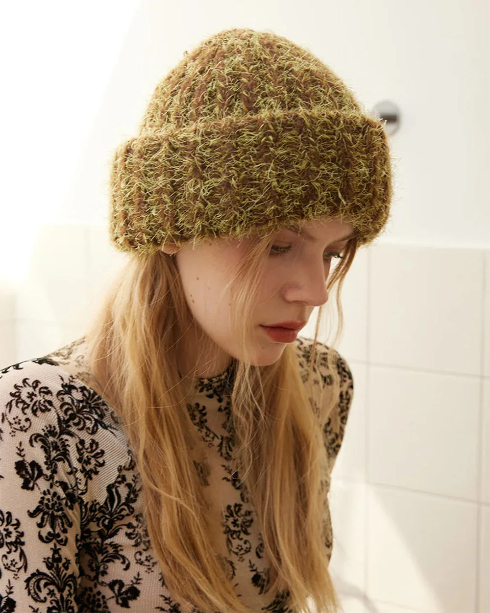 Warm Vibes Fuzzy Knit Beanie - Image 7