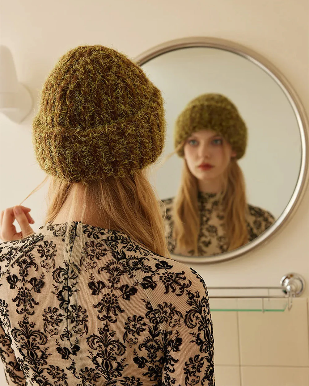 Warm Vibes Fuzzy Knit Beanie - Image 8