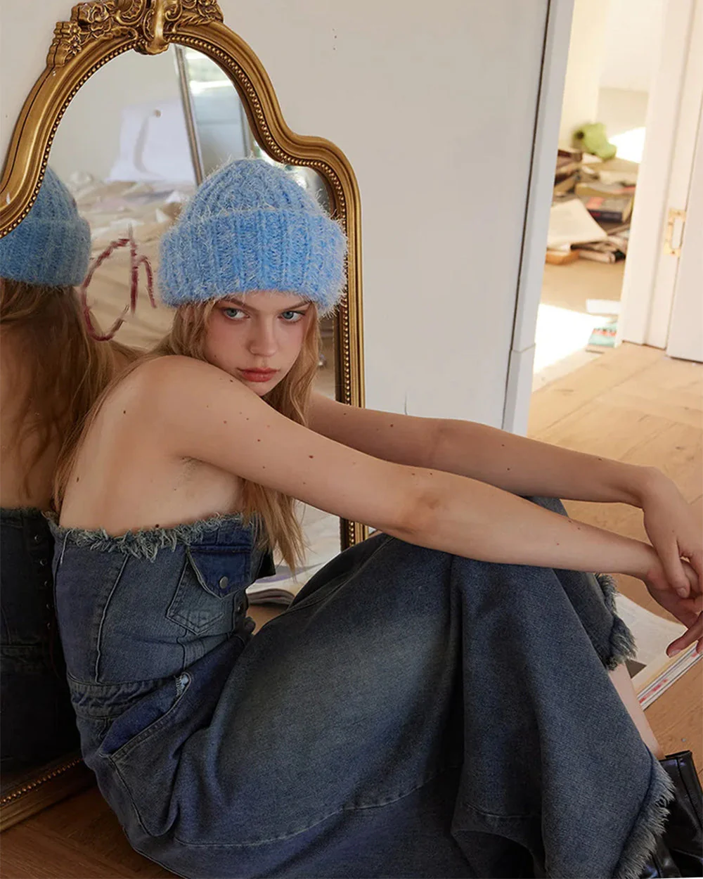 Warm Vibes Fuzzy Knit Beanie - Image 9