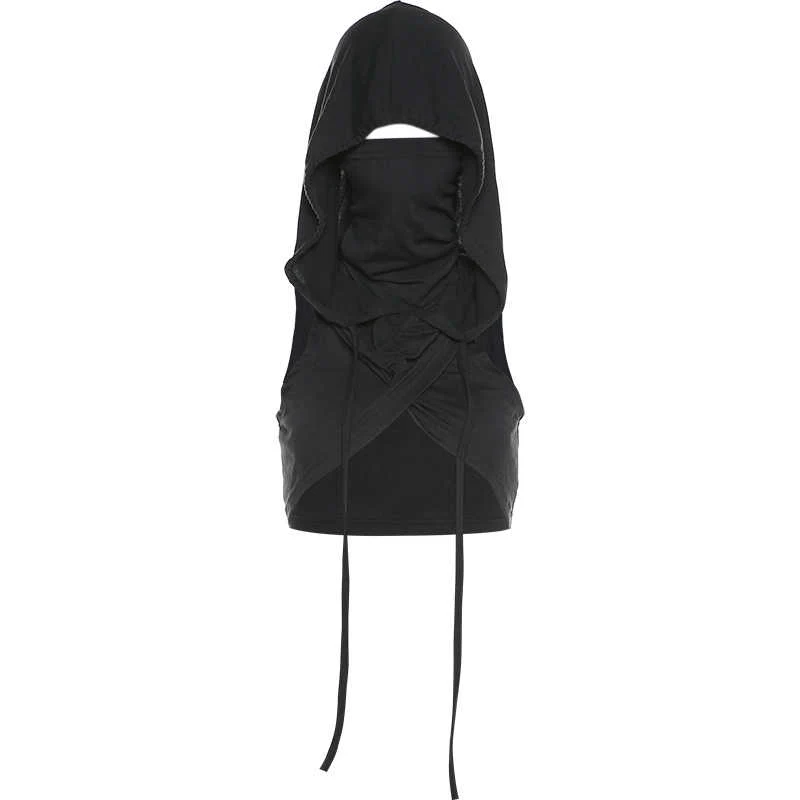 Wasteland Sleeveless Hooded Top - Image 3