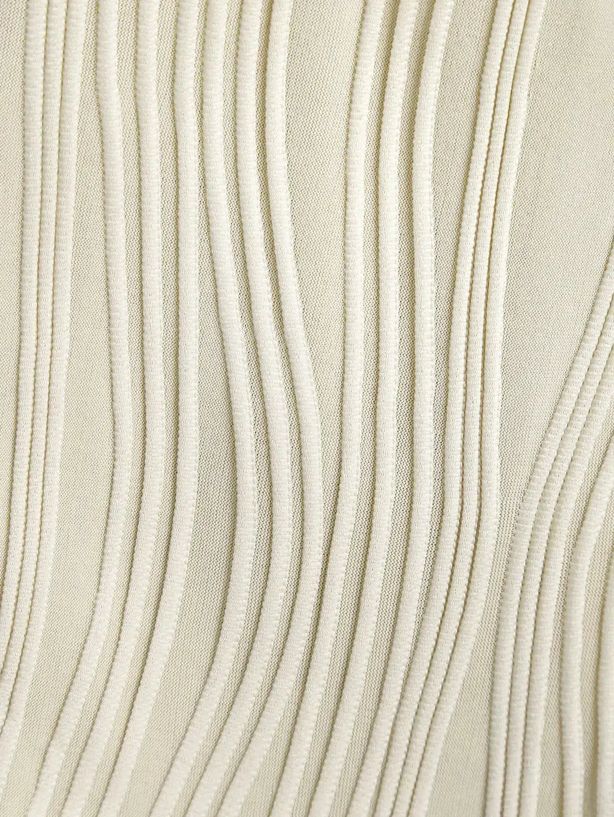 Wavy Striped Wired Cup Bikini Set - Image 4