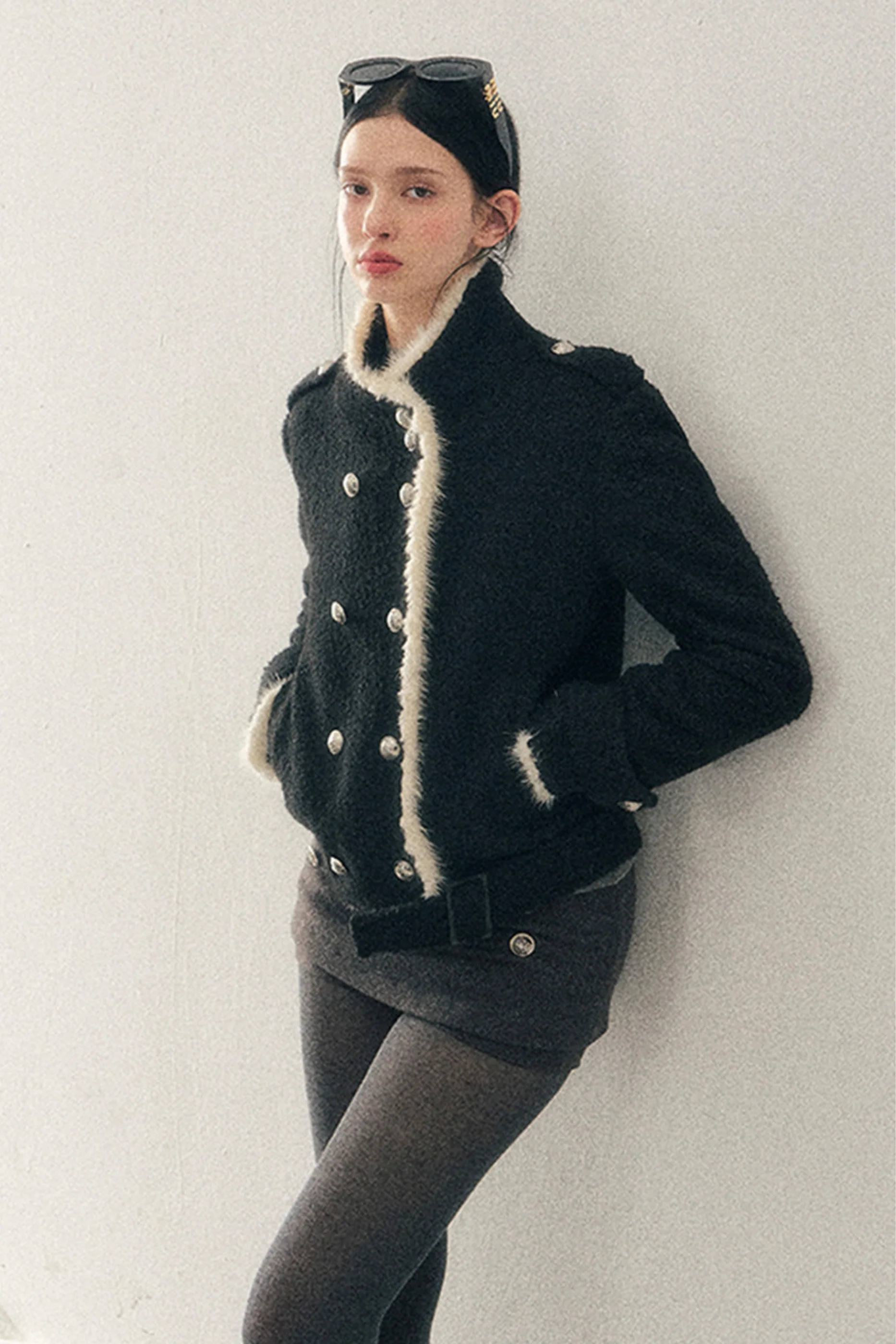 Chic Edgy Double Coat - Image 17